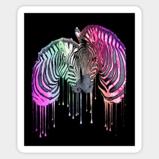 Zebra Lovers 7 Sticker